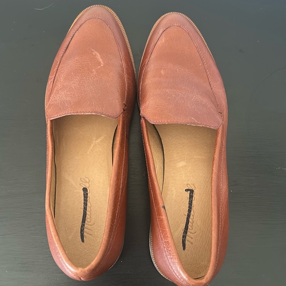 Madewell The Frances Loafer Brown H2419 Size 6 - Picture 3 of 8